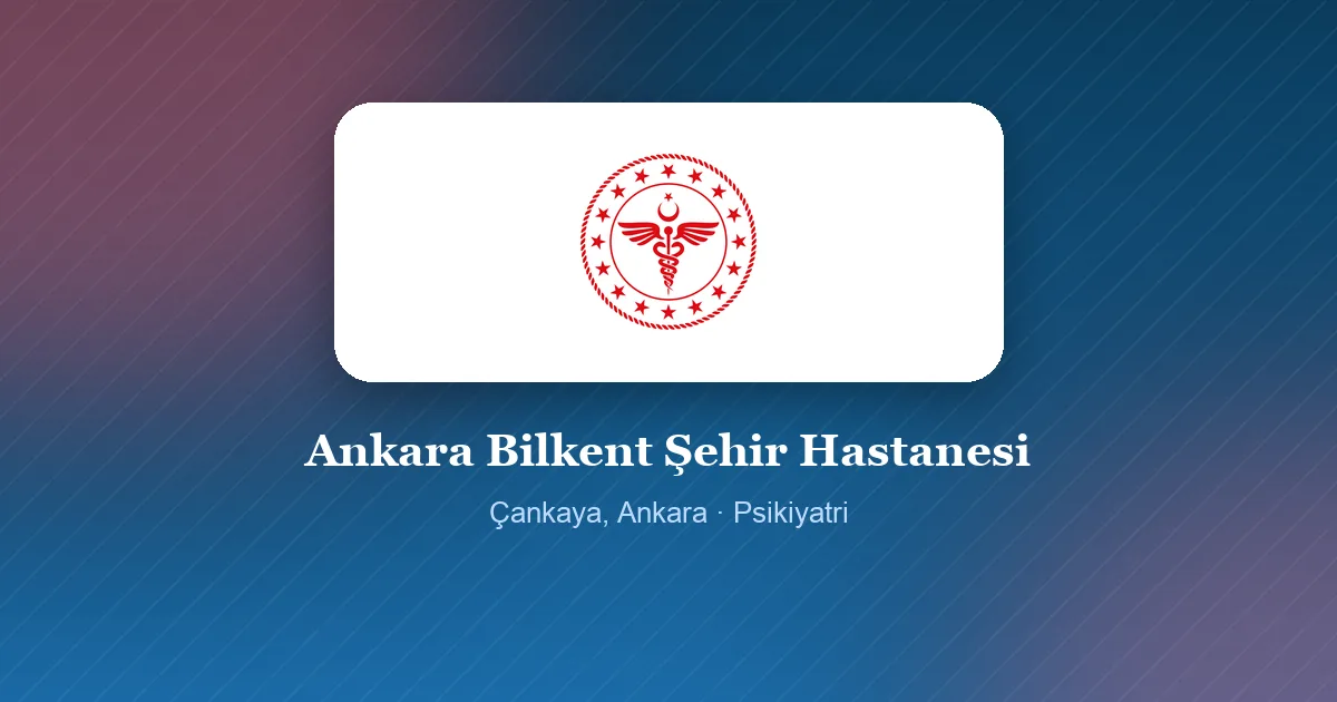 Ankara Bilkent Şehir Hastanesi logosu, Çankaya, Ankara