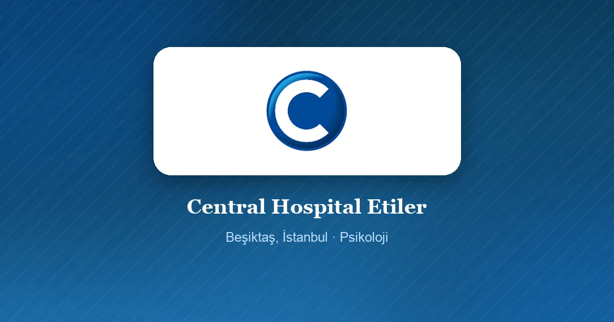 Central Hospital Etiler logosu, Beşiktaş, İstanbul