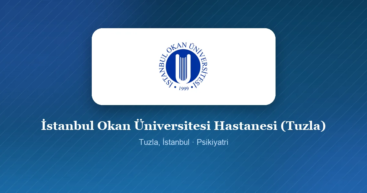İstanbul Okan Üniversitesi Hastanesi (Tuzla) logosu, Tuzla, İstanbul