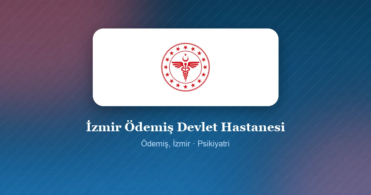 İzmir Ödemiş Devlet Hastanesi logosu, Ödemiş, İzmir