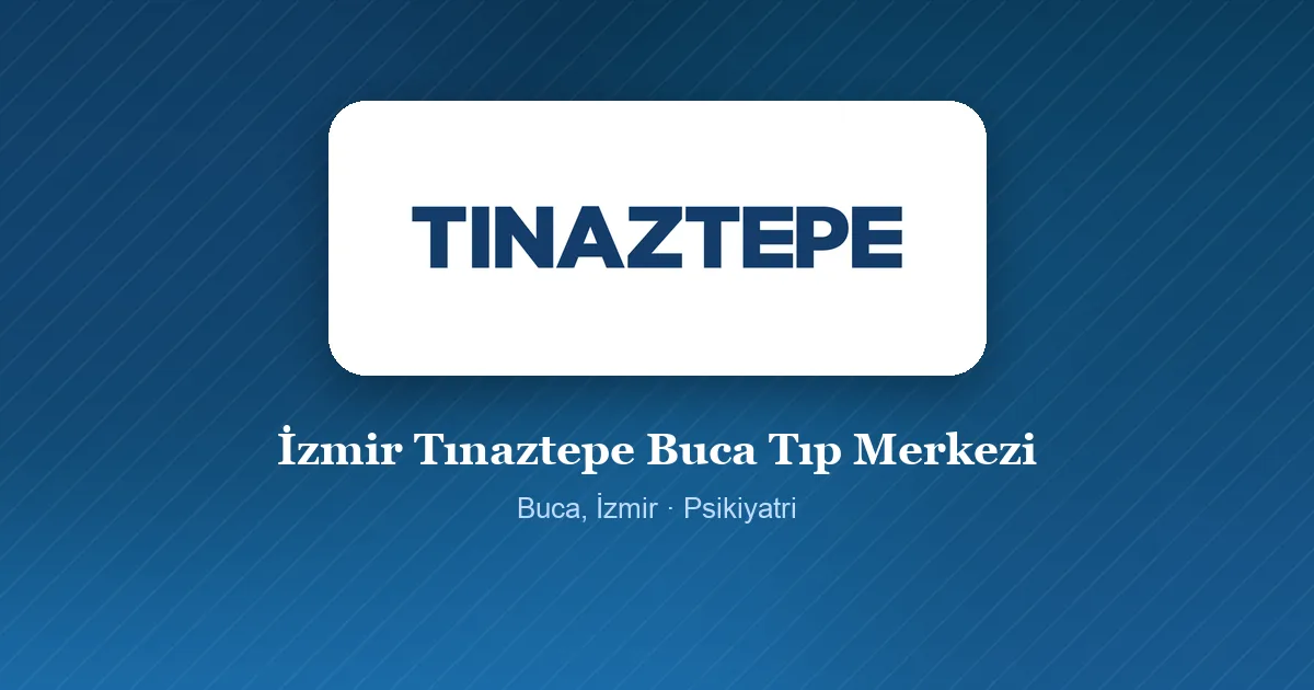 İzmir Tınaztepe Buca Tıp Merkezi logosu, Buca, İzmir