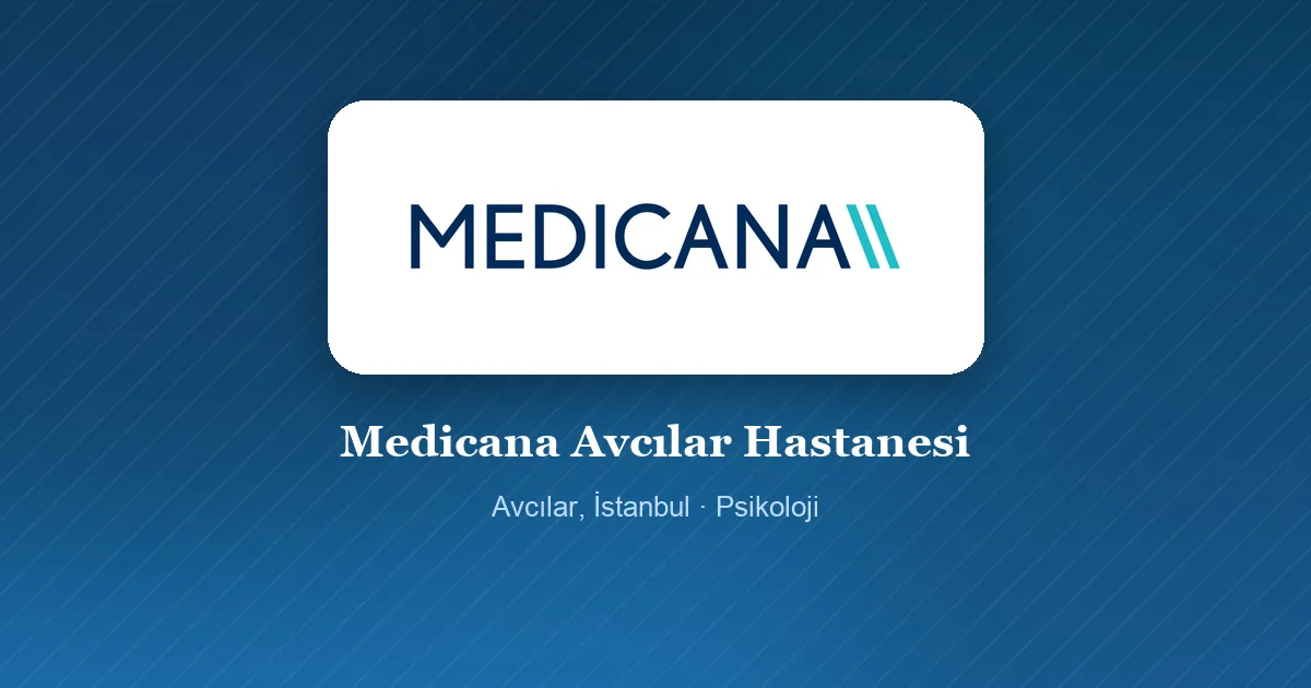 Medicana Avcılar Hastanesi logosu, Avcılar, İstanbul