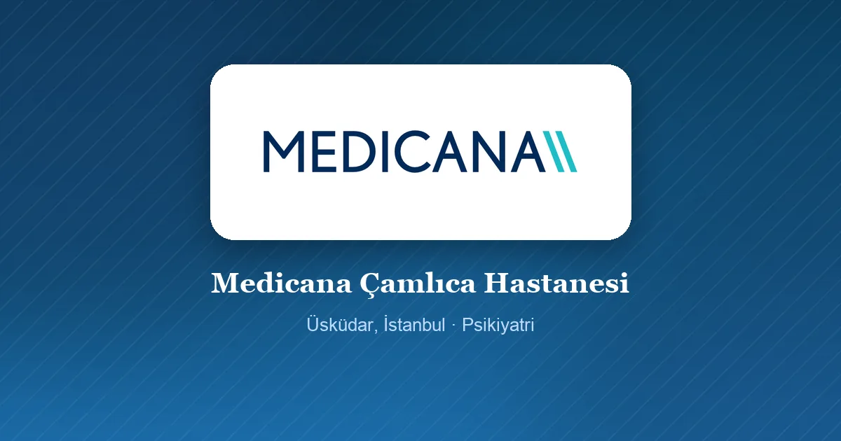 Medicana Çamlıca Hastanesi logosu, Üsküdar, İstanbul