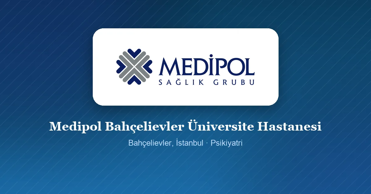 Medipol Bahçelievler Üniversite Hastanesi logosu, Bahçelievler, İstanbul
