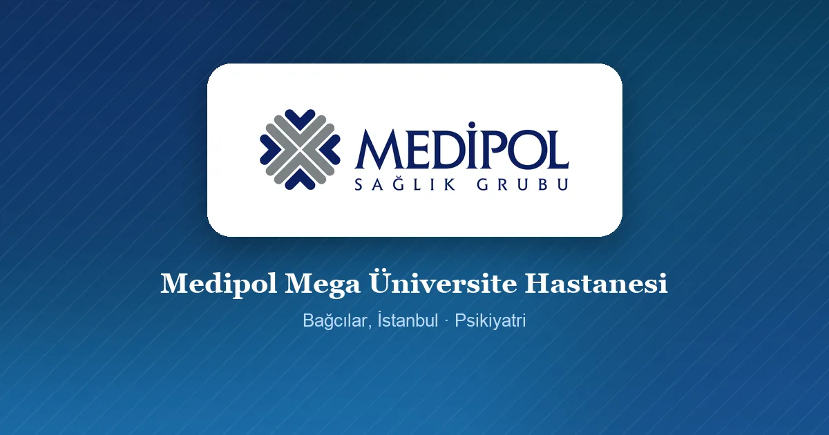 Medipol Mega Üniversite Hastanesi logosu, Bağcılar, İstanbul