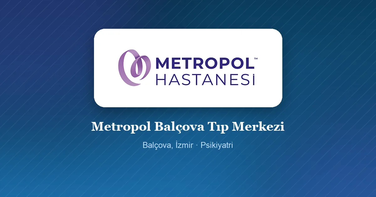 Metropol Balçova Tıp Merkezi logosu, Balçova, İzmir