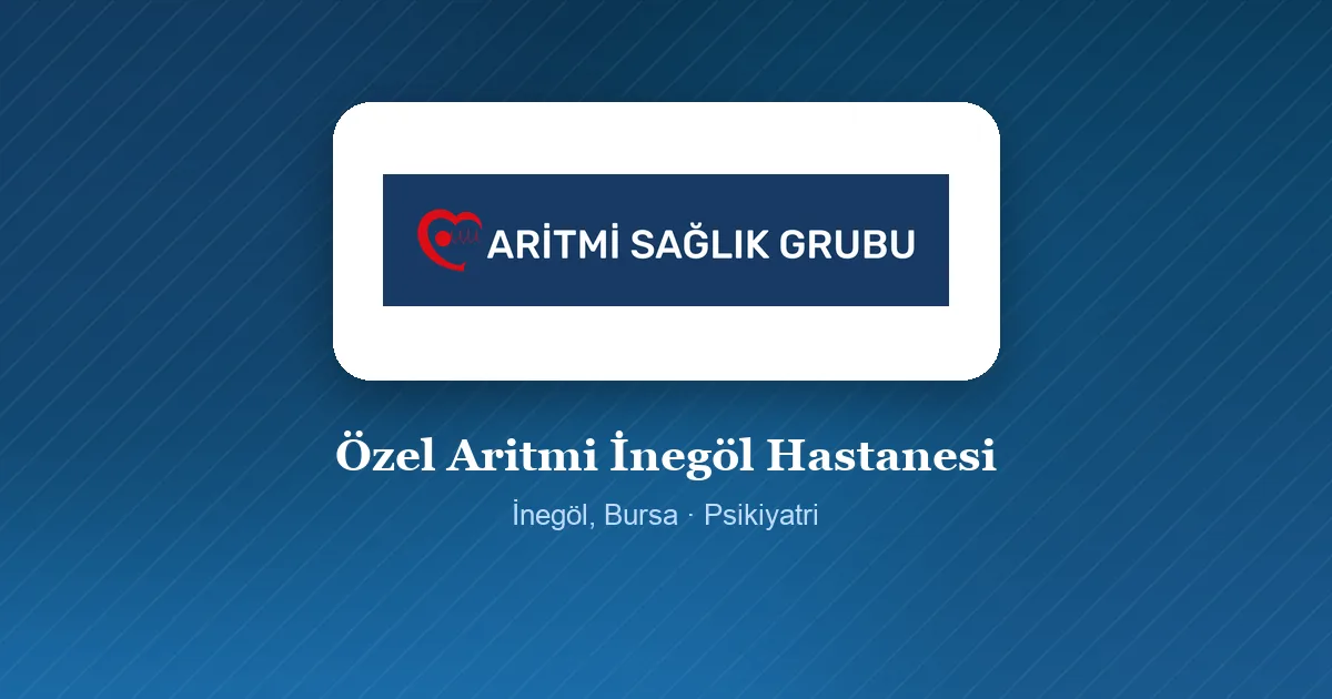 Özel Aritmi İnegöl Hastanesi logosu, İnegöl, Bursa