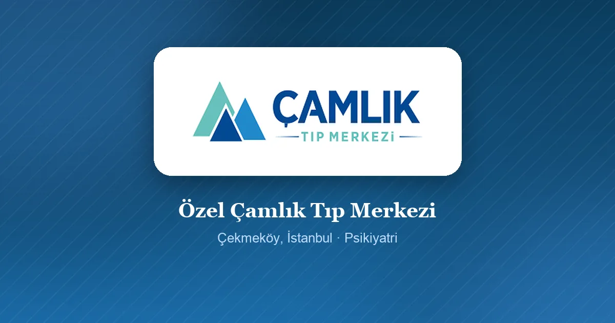 Özel Çamlık Tıp Merkezi logosu, Çekmeköy, İstanbul