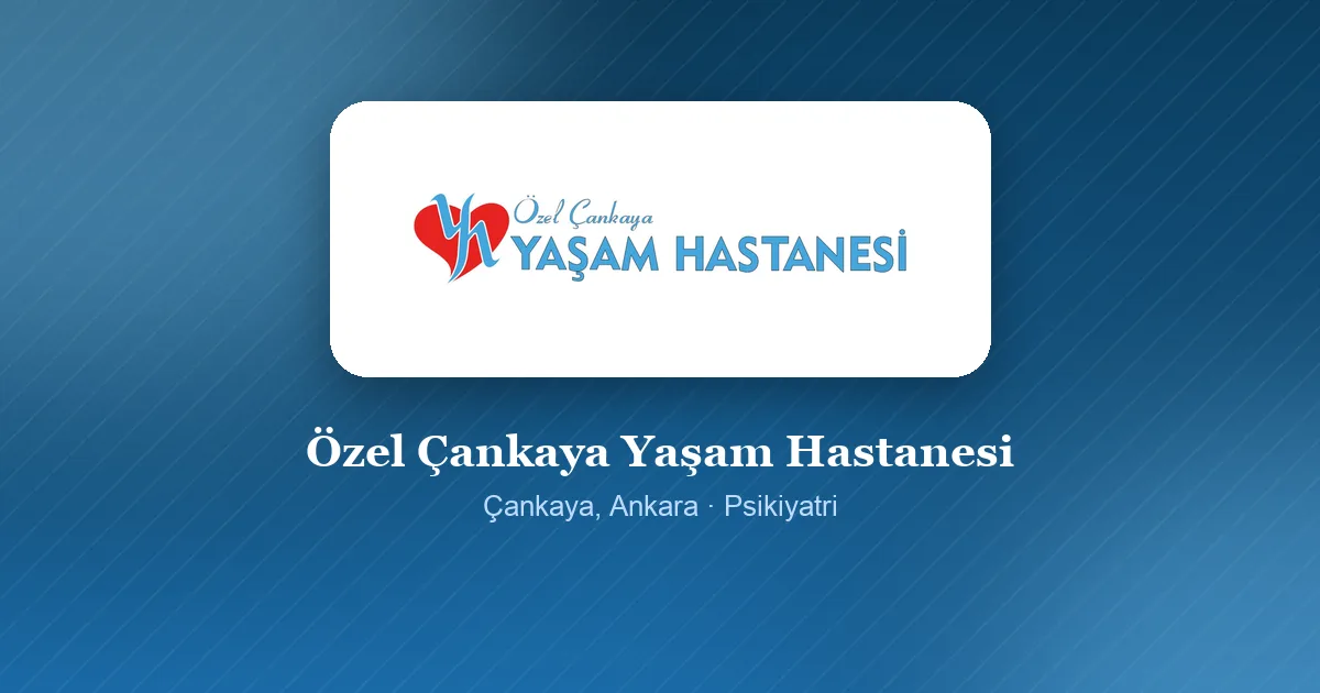 Özel Çankaya Yaşam Hastanesi logosu, Çankaya, Ankara
