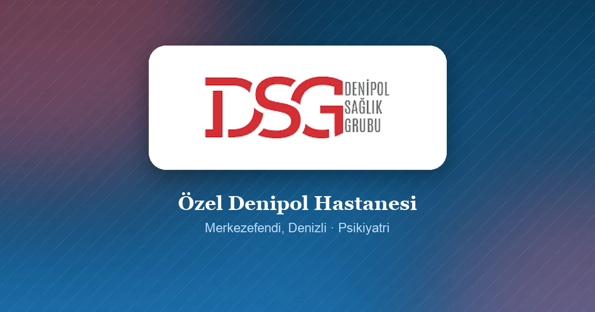 Özel Denipol Hastanesi logosu, Merkezefendi, Denizli