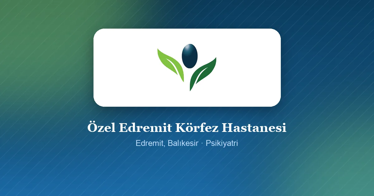 Özel Edremit Körfez Hastanesi logosu, Edremit, Balıkesir