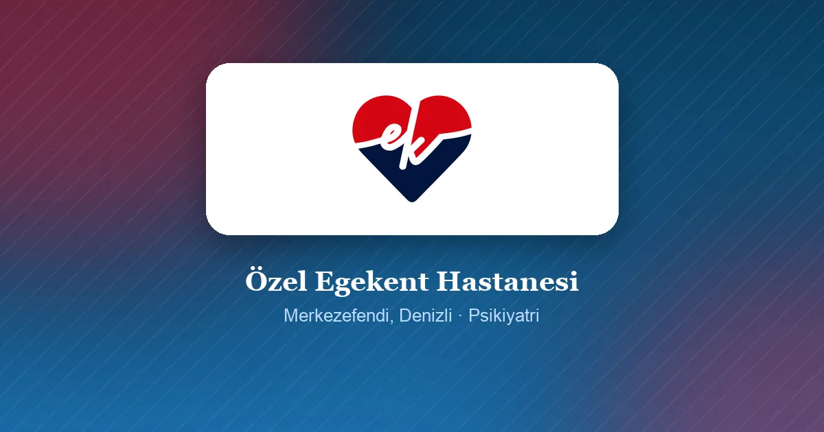 Özel Egekent Hastanesi logosu, Merkezefendi, Denizli