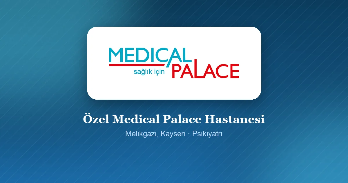 Özel Medical Palace Hastanesi logosu, Melikgazi, Kayseri
