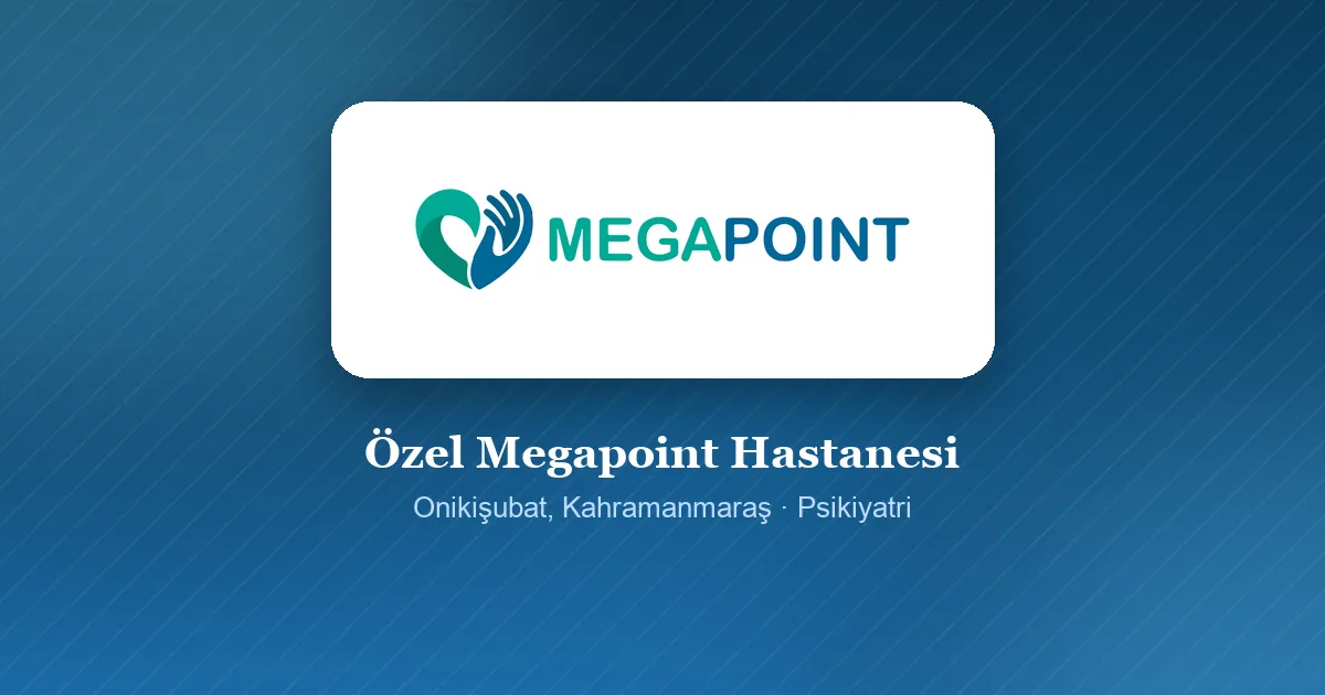 Özel Megapoint Hastanesi logosu, Onikişubat, Kahramanmaraş
