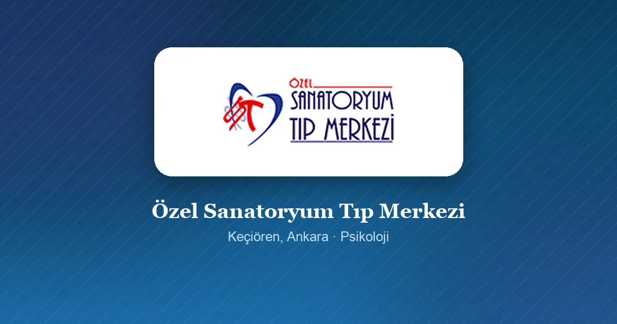 Özel Sanatoryum Tıp Merkezi logosu, Keçiören, Ankara
