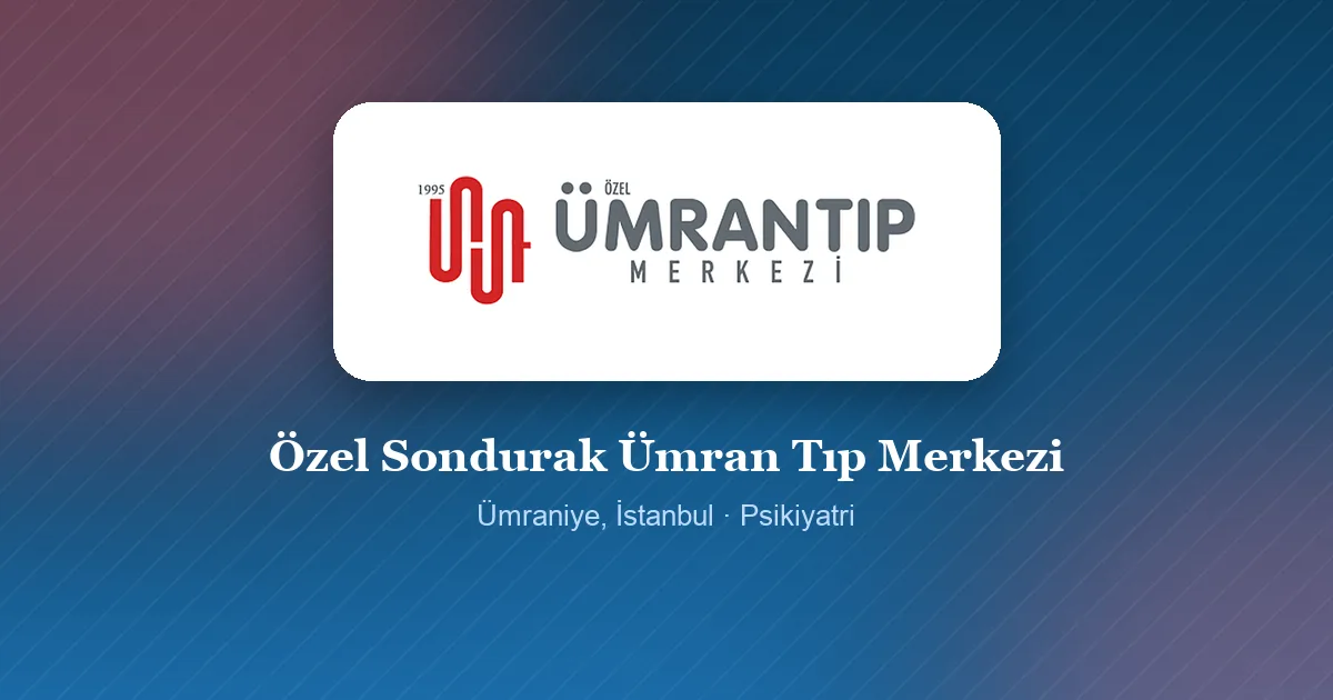 Özel Sondurak Ümran Tıp Merkezi logosu, Ümraniye, İstanbul