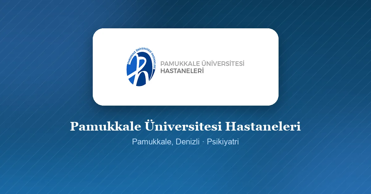Pamukkale Üniversitesi Hastaneleri logosu, Pamukkale, Denizli