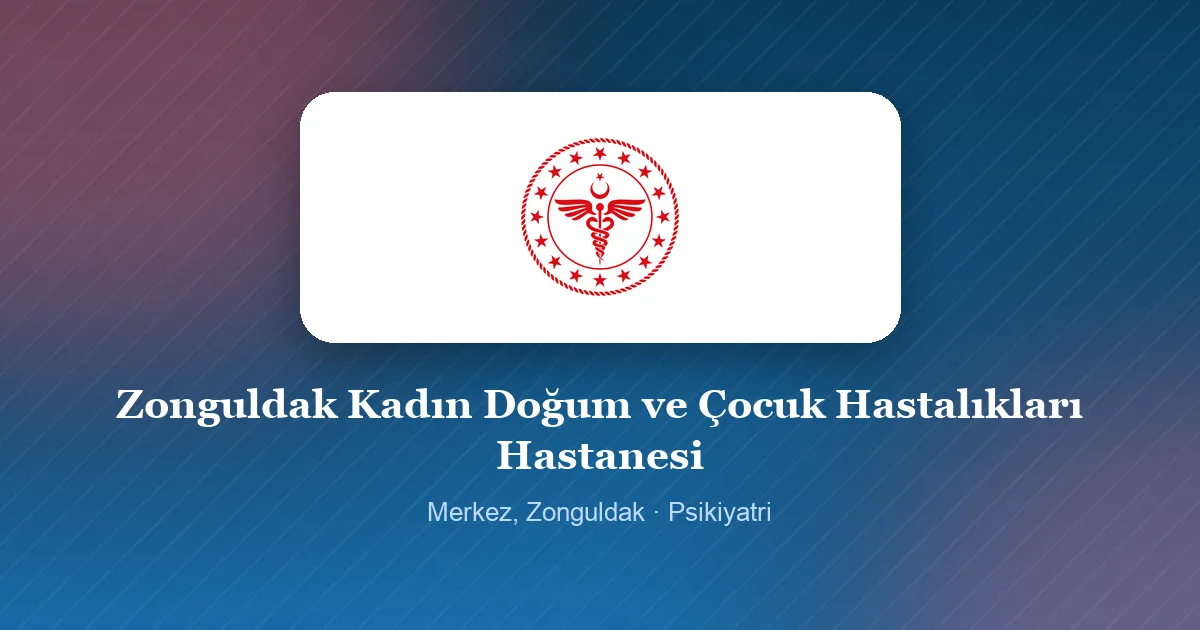 Zonguldak Kadın Doğum ve Çocuk Hastalıkları Hastanesi logosu, Merkez, Zonguldak