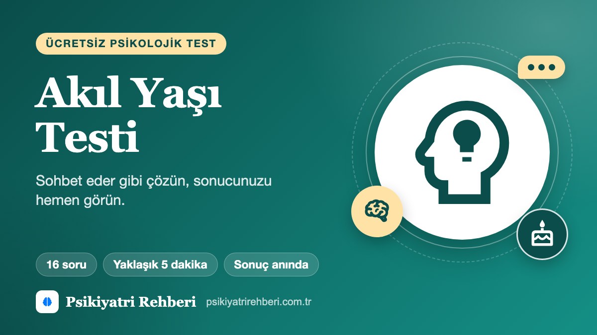 Akıl Yaşı Testi