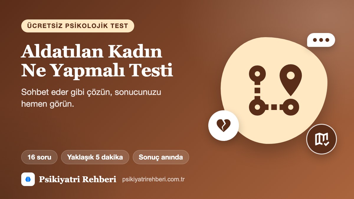 Aldatılan Kadın Ne Yapmalı Testi