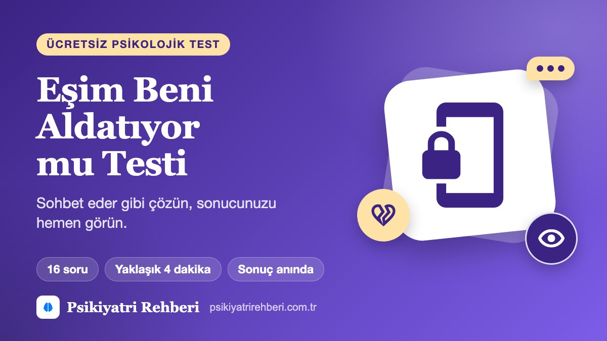 Eşim Beni Aldatıyor mu Testi