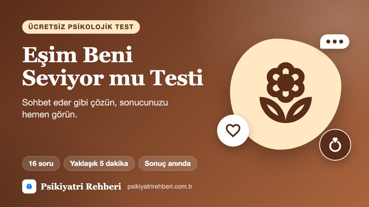 Eşim Beni Seviyor mu Testi