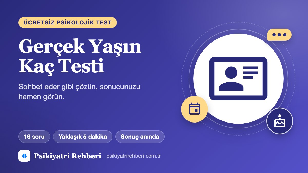 Gerçek Yaşın Kaç Testi
