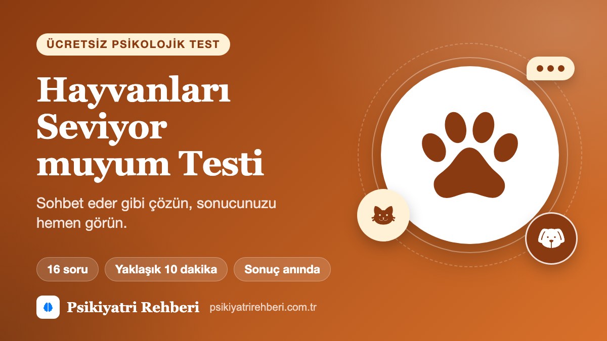 Hayvanları Seviyor muyum Testi