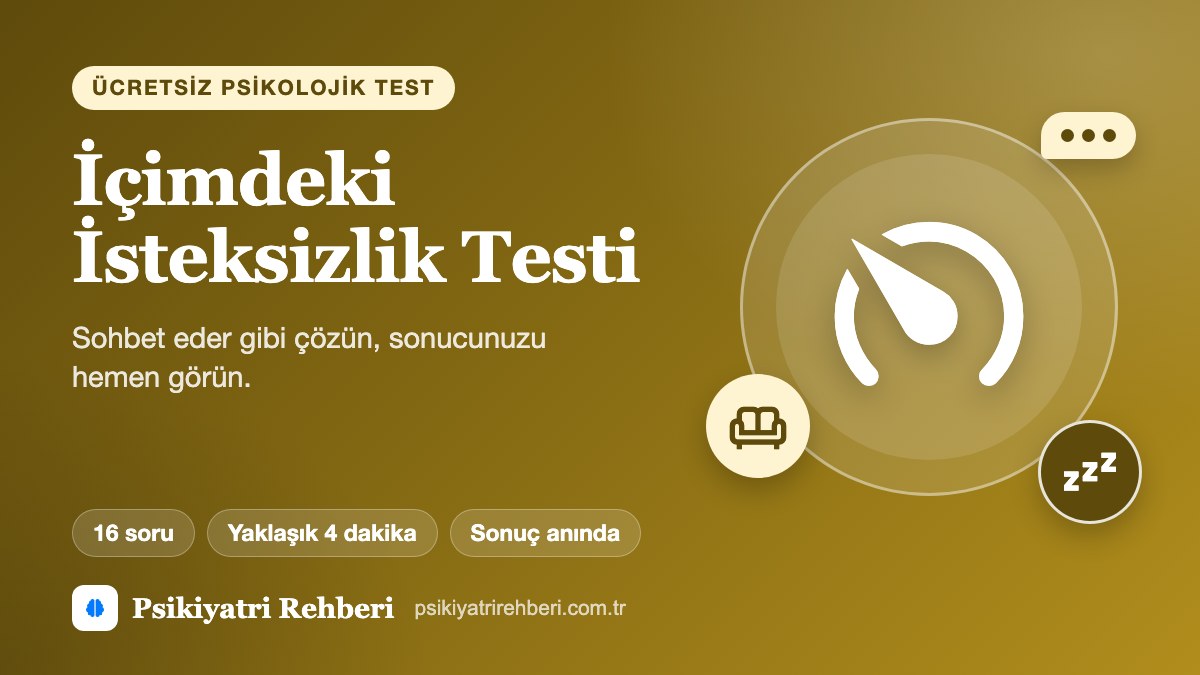 İçimdeki İsteksizlik Testi