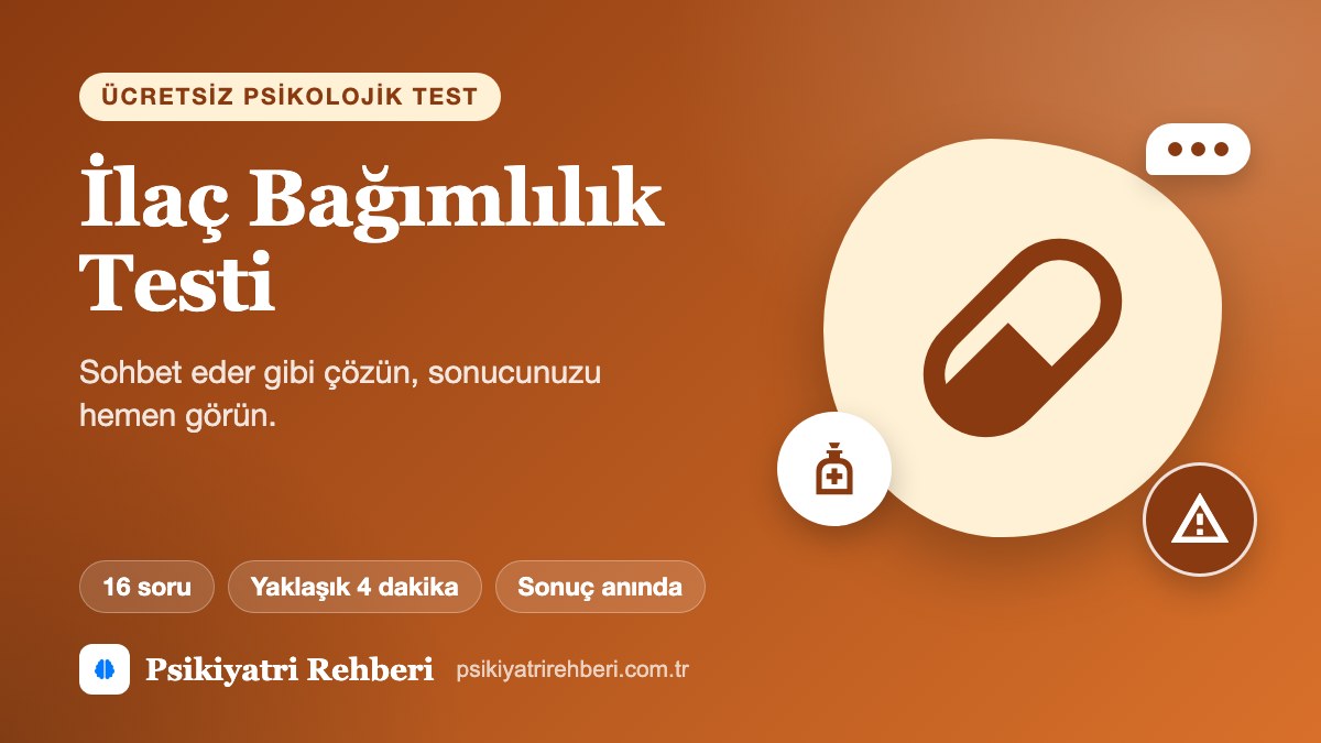 İlaç Bağımlılık Testi
