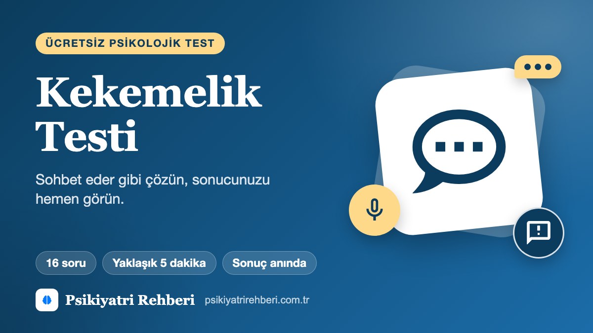 Kekemelik Testi