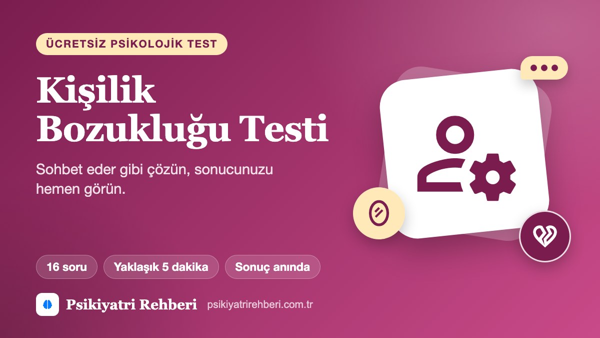 Kişilik Bozukluğu Testi
