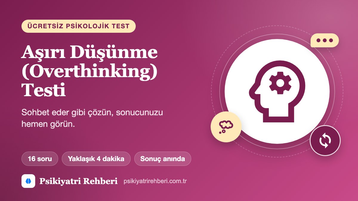 Aşırı Düşünme (Overthinking) Testi