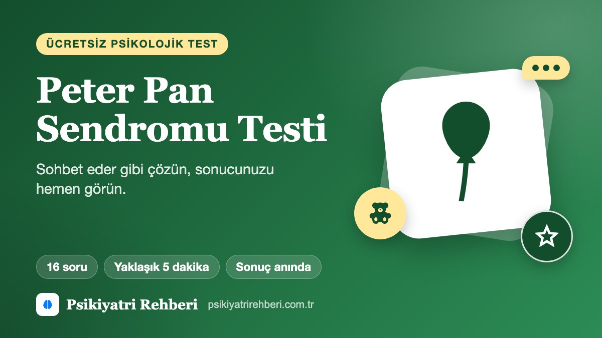 Peter Pan Sendromu Testi