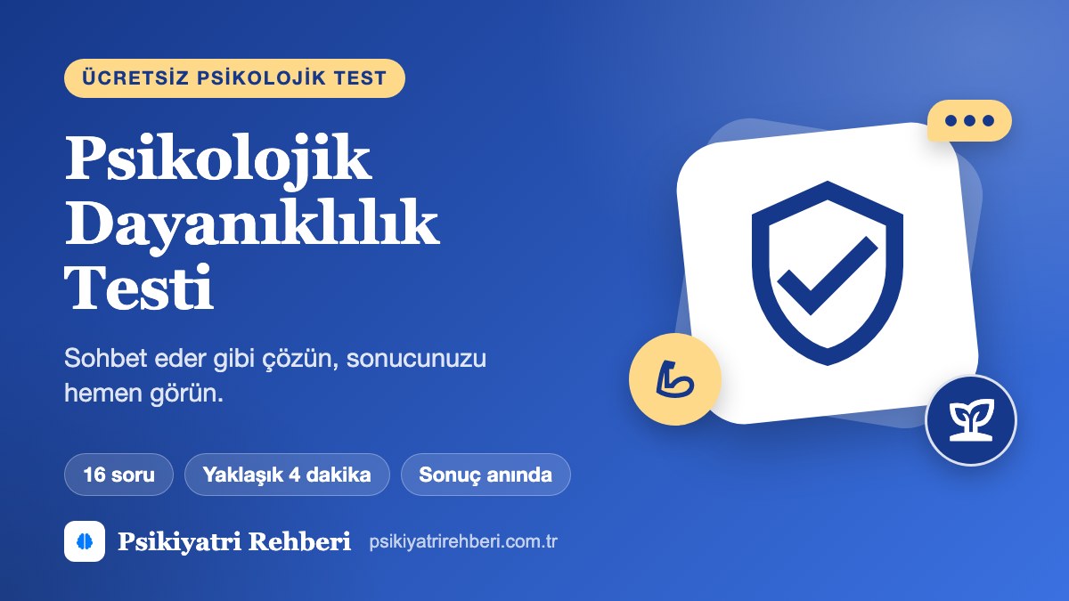 Psikolojik Dayanıklılık Testi
