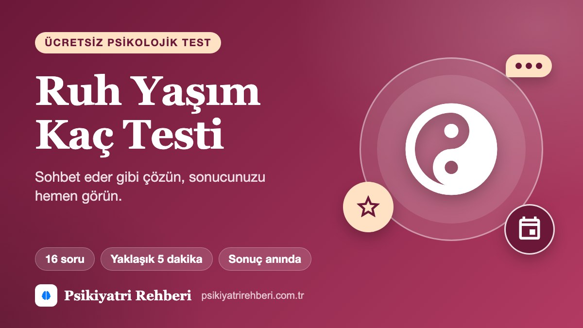 Ruh Yaşım Kaç Testi