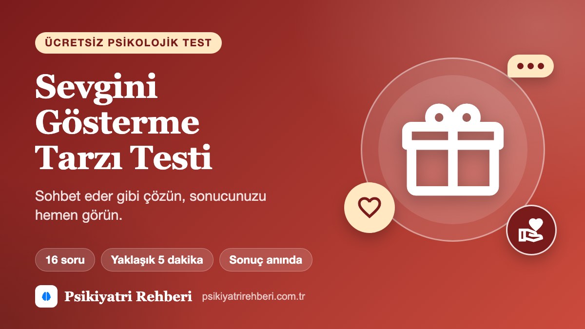 Sevgini Gösterme Tarzı Testi