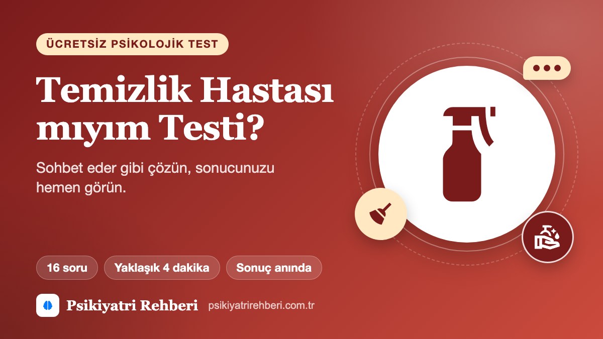 Temizlik Hastası mıyım Testi