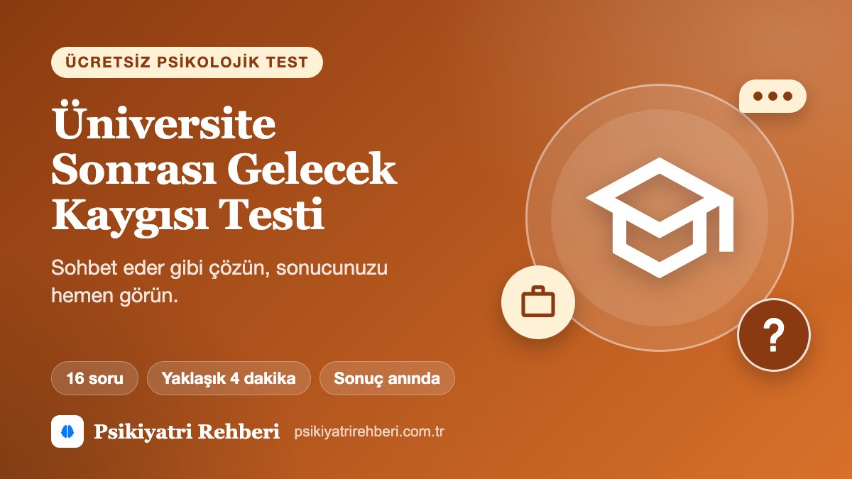 Üniversite Sonrası Gelecek Kaygısı Testi