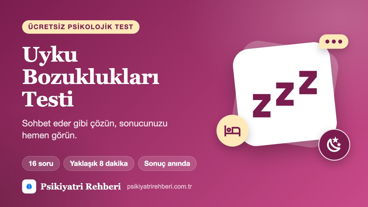 Uyku Bozuklukları Testi