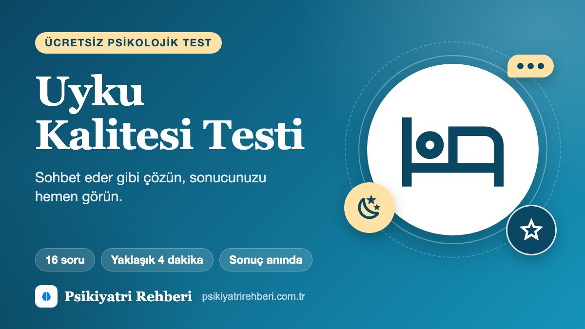 Uyku Kalitesi Testi