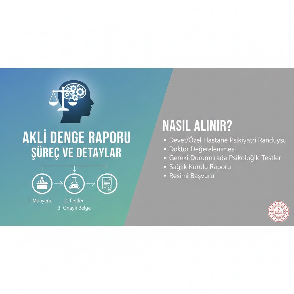Akli Dengesi Yerinde (Akli Meleke) Raporu Nasıl Alınır? Tüm Süreç ve Detaylar