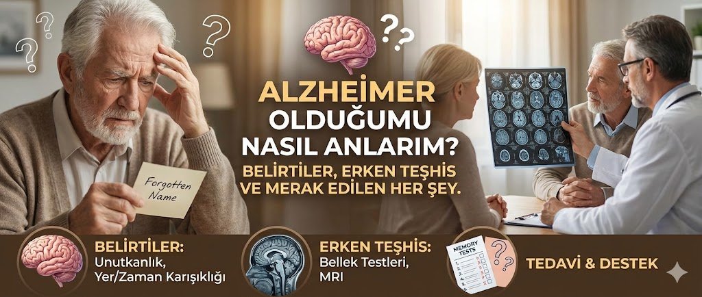 Alzheimer Olduğumu Nasıl Anlarım? Belirtiler, Erken Teşhis ve Merak Edilen Her Şey