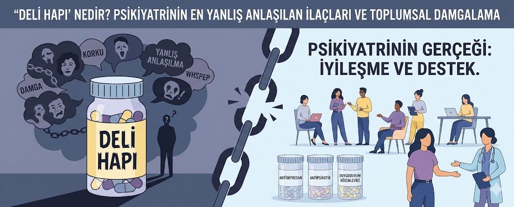 "Deli Hapı" Nedir? Psikiyatrinin En Yanlış Anlaşılan İlaçları ve Toplumsal Damgalama