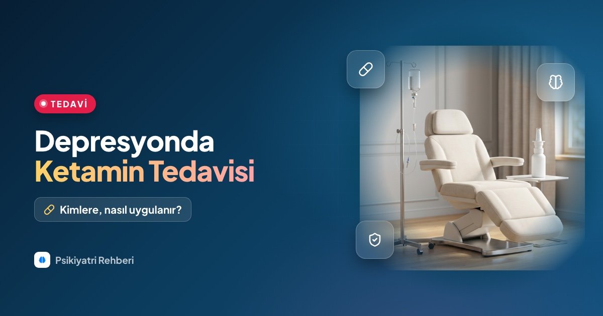 Depresyonda Ketamin ve Esketamin Tedavisi Nedir?