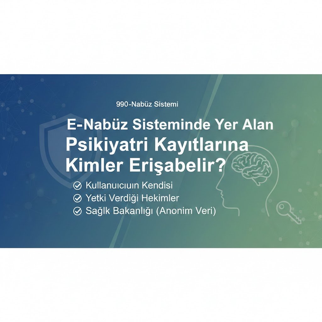 E-Nabız Sisteminde Yer Alan Psikiyatri Kayıtlarına Kimler Erişebilir?