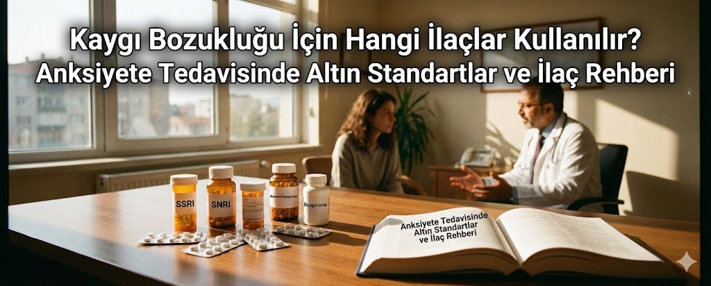 Kaygı Bozukluğu İçin Hangi İlaçlar Kullanılır? Anksiyete Tedavisinde Altın Standartlar ve İlaç Rehberi
