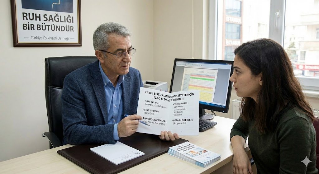 Kaygı Bozukluğu İçin Hangi İlaçlar Kullanılır? Anksiyete Tedavisinde Altın Standartlar ve İlaç Rehberi