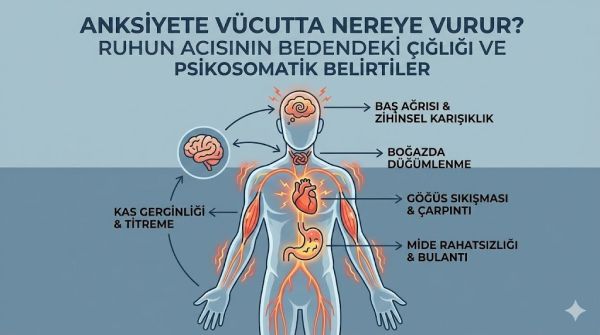 Anksiyete Vücutta Nereye Vurur? Bedensel Belirtiler