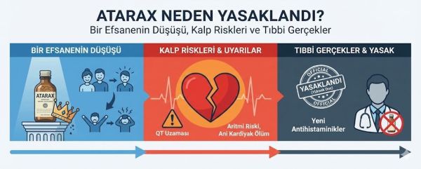 Atarax Yasaklandı mı? Ne İşe Yarar, 25 mg Dozu ve Kalp Uyarısı